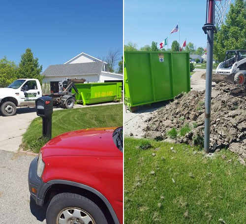 Green Can Disposal . photo
