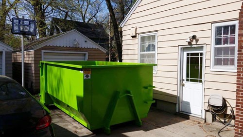 Green Can Disposal . photo