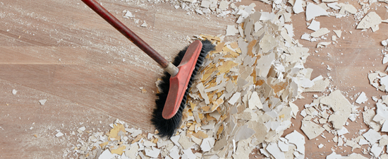 a quality junk removal service will clean up all remaining debris