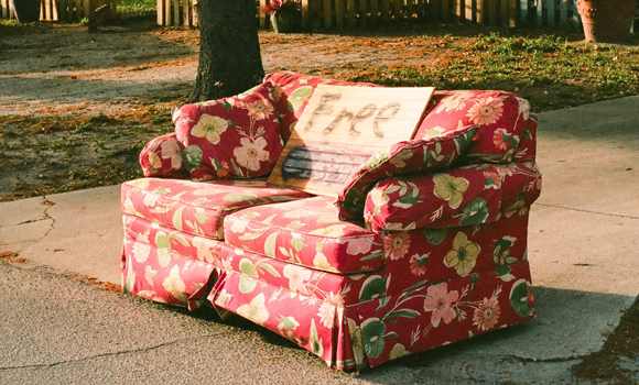 Offer your furniture in working condition for free