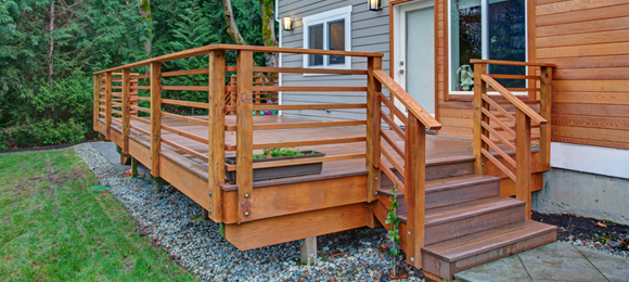 beautiful new deck
